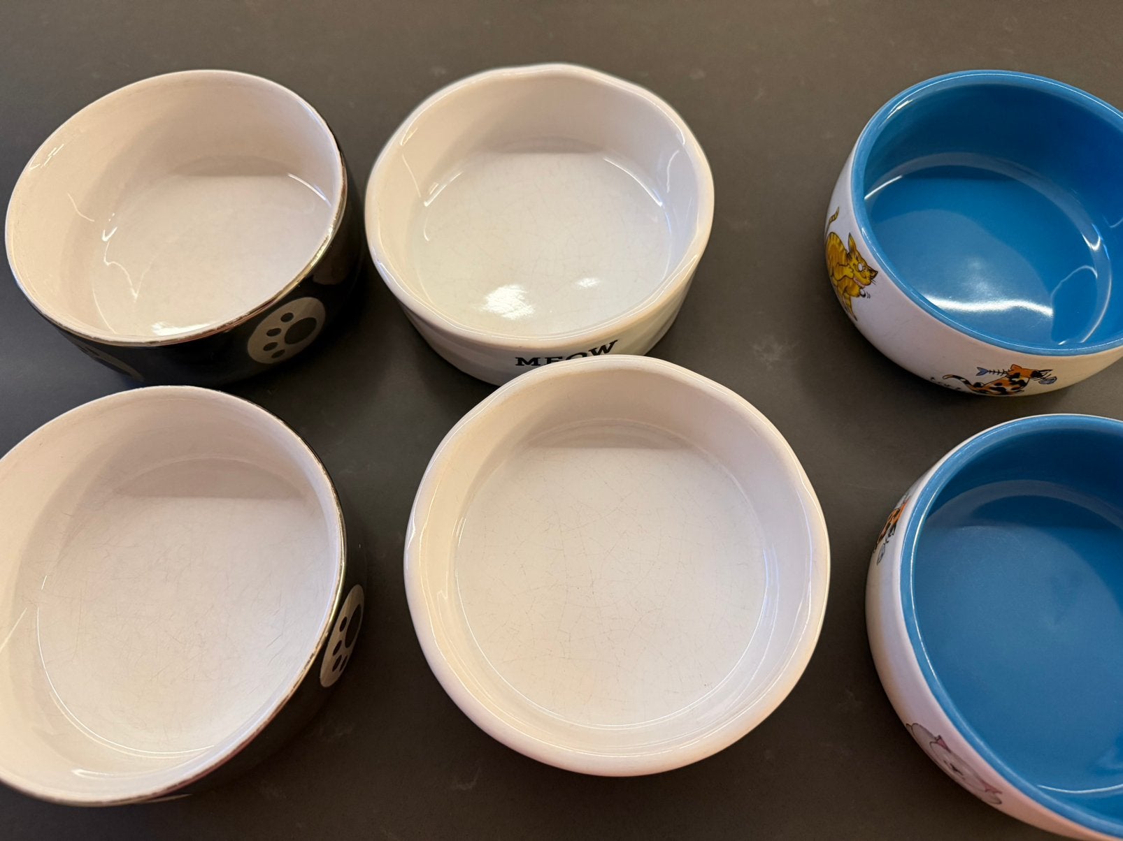 Voerbakjes kat 6x, Dieren en Toebehoren, Ophalen of Verzenden, Kat