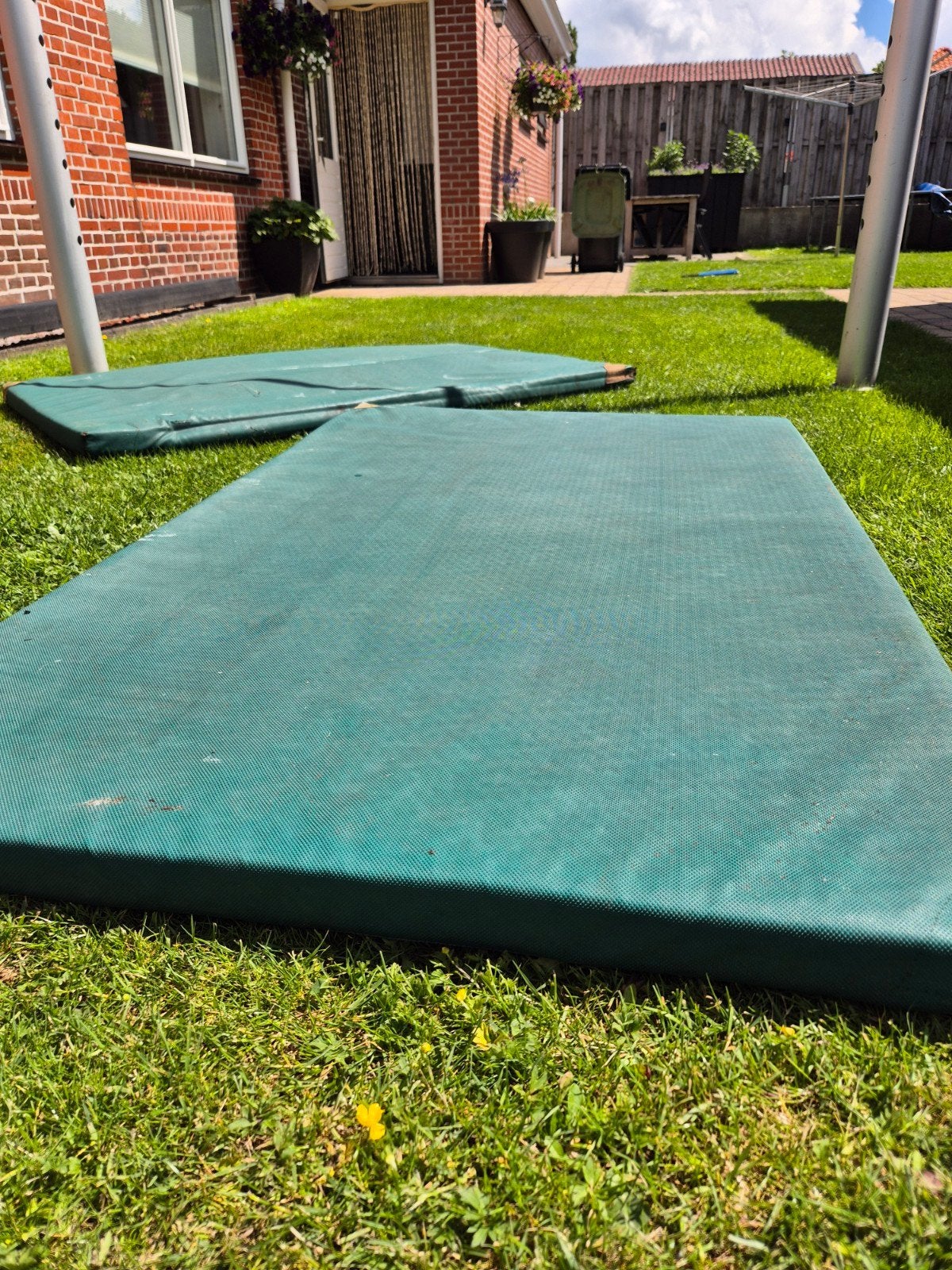 Turn matjes uit sporthal, Sport en Fitness, Turnen, Ophalen, Gebruikt, Materiaal, Kindermaat 122 t/m 140