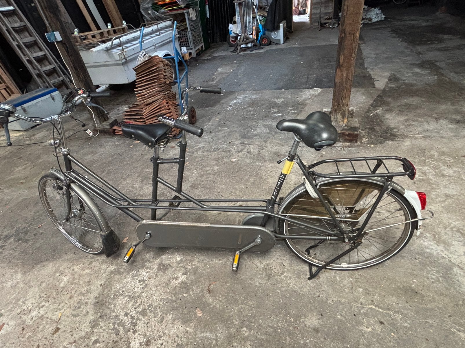 Nette tandem te koop!, Fietsen en Brommers, Fietsen | Tandems, 55 cm of meer, Ophalen, Gebruikt, Minder dan 10 versnellingen