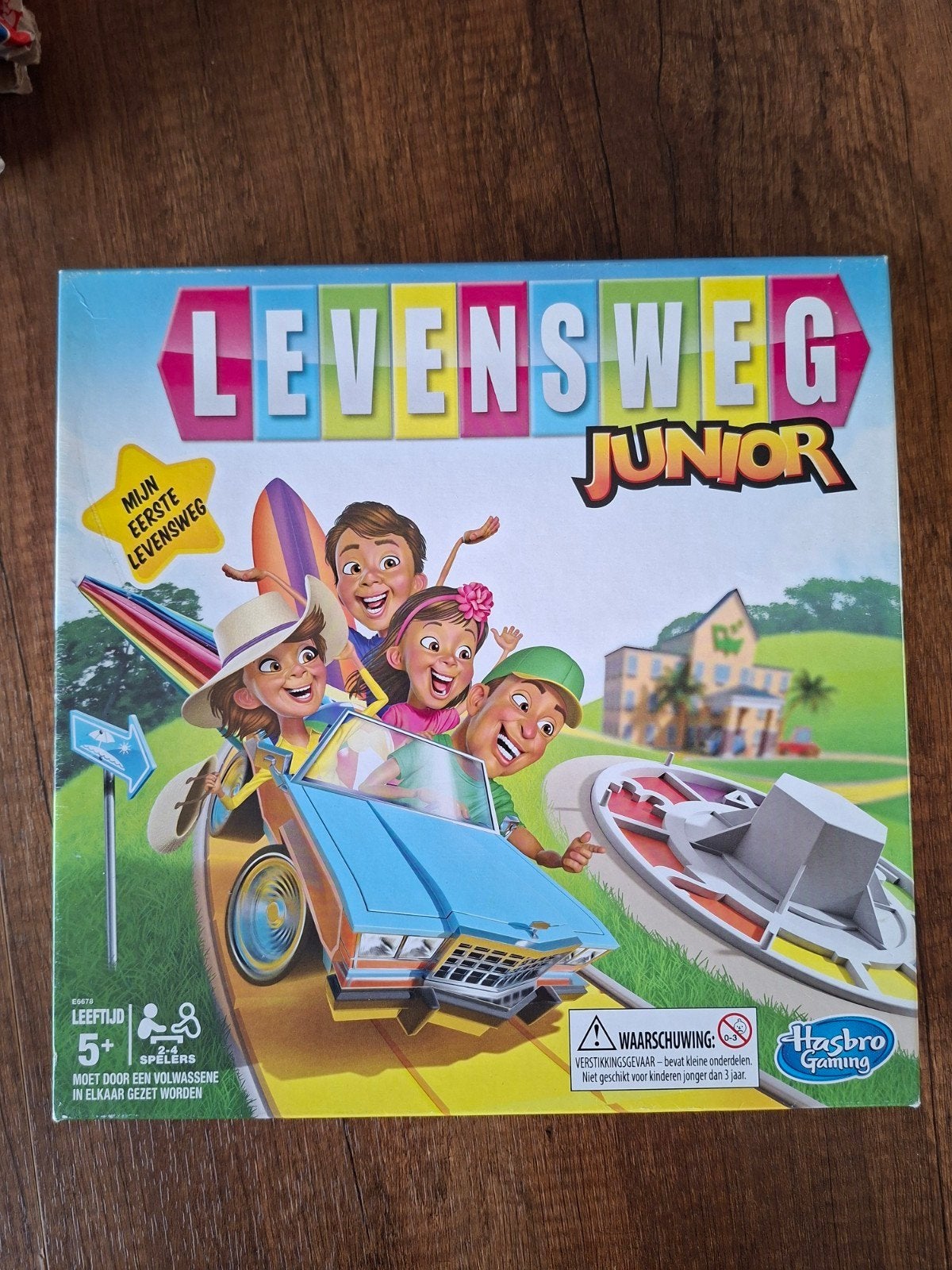 Levensweg Junior bordspel - Zo goed als nieuw, Drie of vier spelers, Ophalen of Verzenden, Zo goed als nieuw, Hasbro Gaming