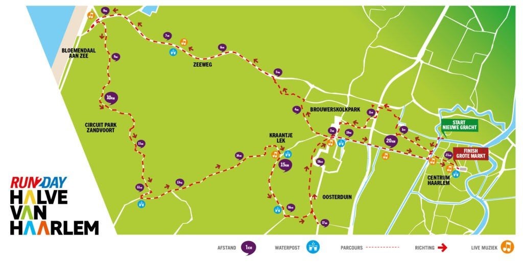 startbewijs halve marathon Haarlem 27 september, Tickets en Kaartjes, Eén persoon, 3 overnachtingen of meer