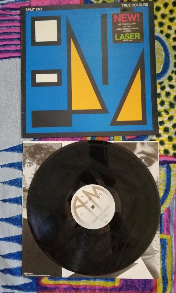 Split Enz True Colours album elpee vinyl lp, Cd's en Dvd's, Vinyl | Pop, LP, Gebruikt, Originele persing, New wave