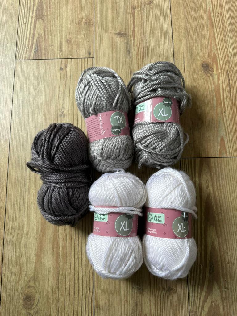 Restpartij wol- acryl XL, Hobby en Vrije tijd, Breien en Haken, Ophalen of Verzenden, Zo goed als nieuw, Breien of Haken, Wol of Garen
