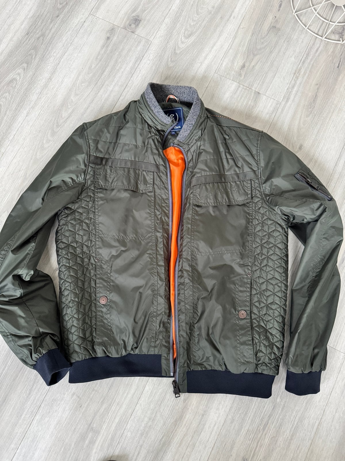 Legergroene stoere tussenjas maat XL van Lewis & Clark, Ophalen of Verzenden, Zo goed als nieuw, Maat 56/58 (XL), Groen