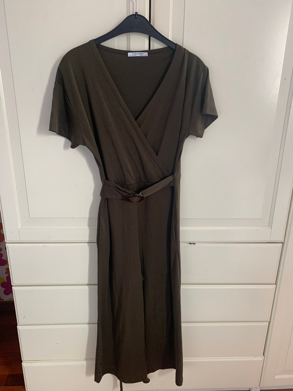 Zara jumpsuit S, Kleding | Dames, Jumpsuits, Verzenden, Zo goed als nieuw, Maat 36 (S), Groen