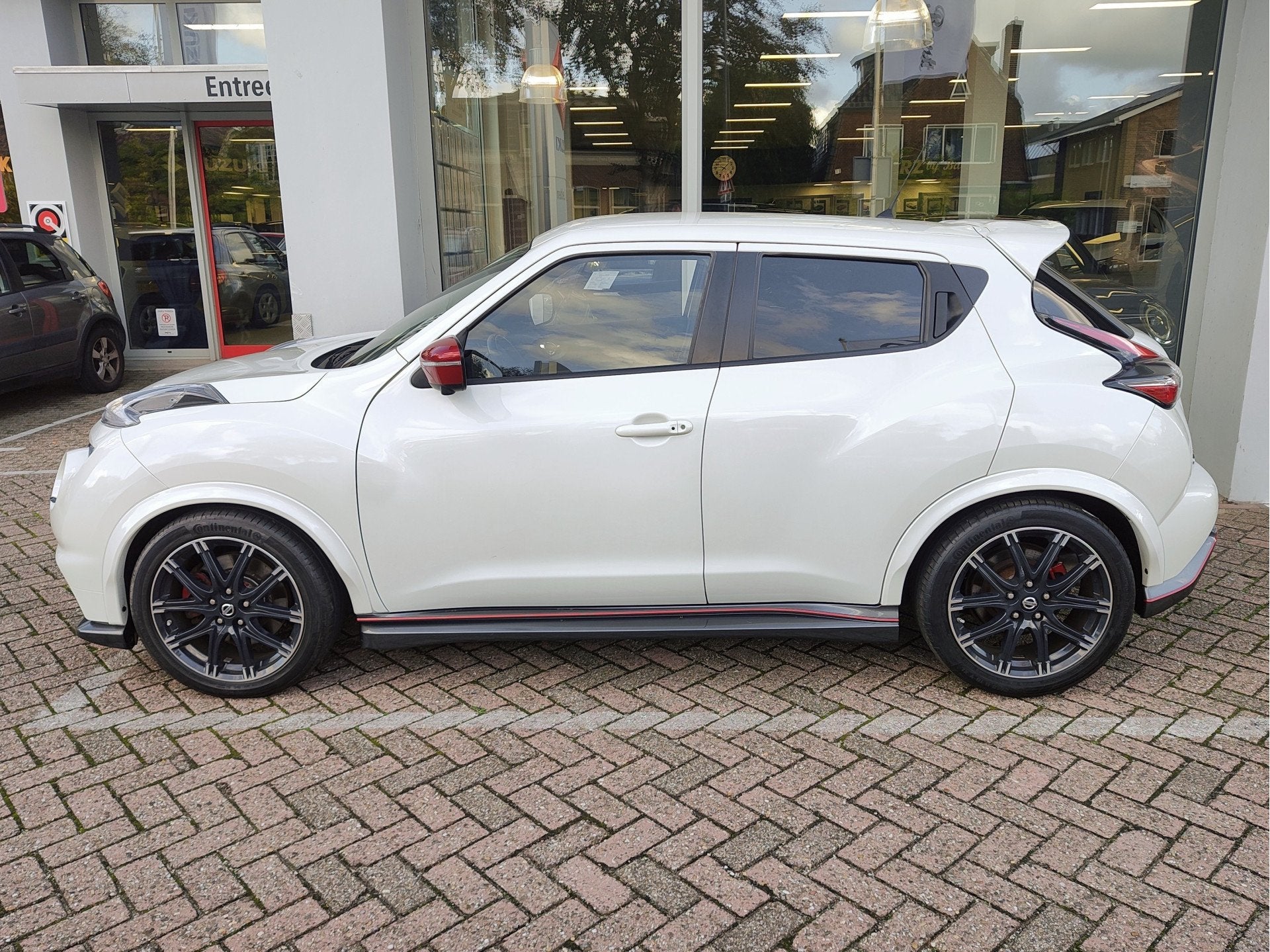 Nissan Juke 1.6 DIG-T 218 PK NISMO RS 360 Camera | Dodehoeks, Auto's, Voorwielaandrijving, 12 maanden, 1618 cc, Gebruikt