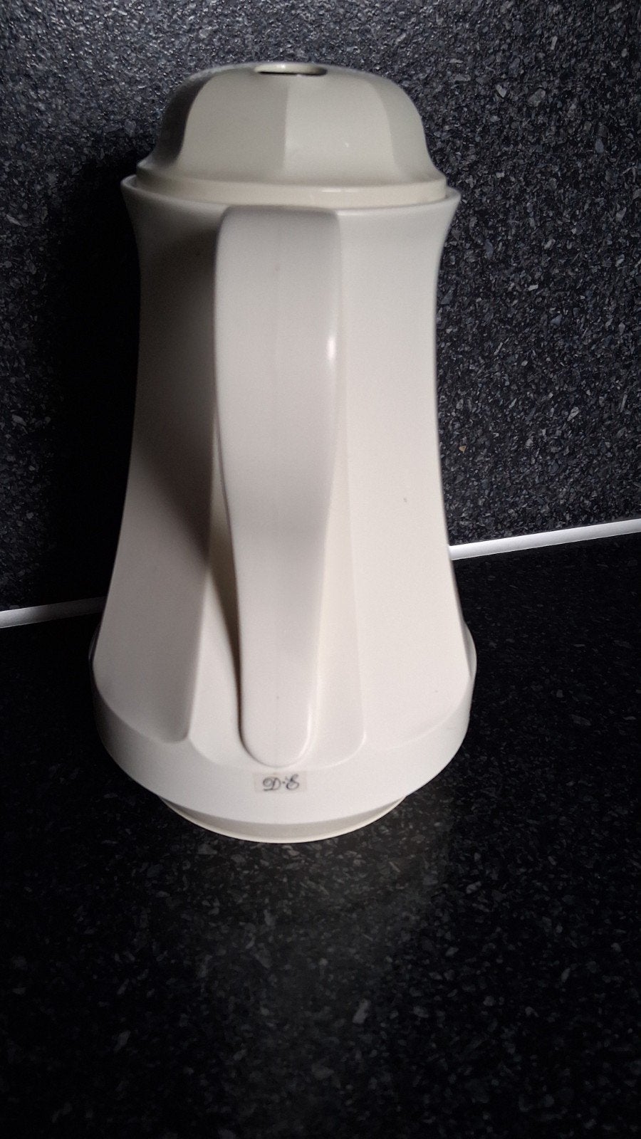 Thermoskan Douwe Egberts, Theepot/fluitketel, Ophalen, Gebruikt, Beige