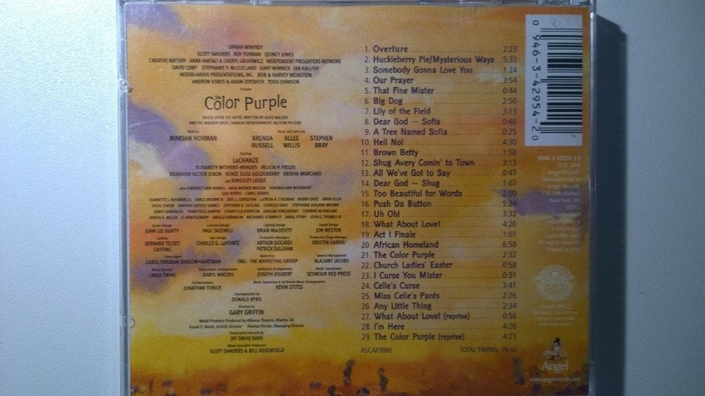 The Color Purple (Original Broadway Cast Recording), Pop, Ophalen of Verzenden, Zo goed als nieuw, Album