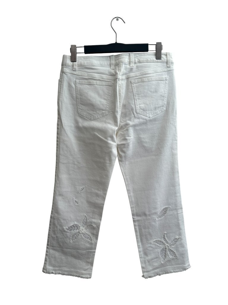 Escada broek M, Maat 38/40 (M), Wit, Ophalen of Verzenden, Zo goed als nieuw