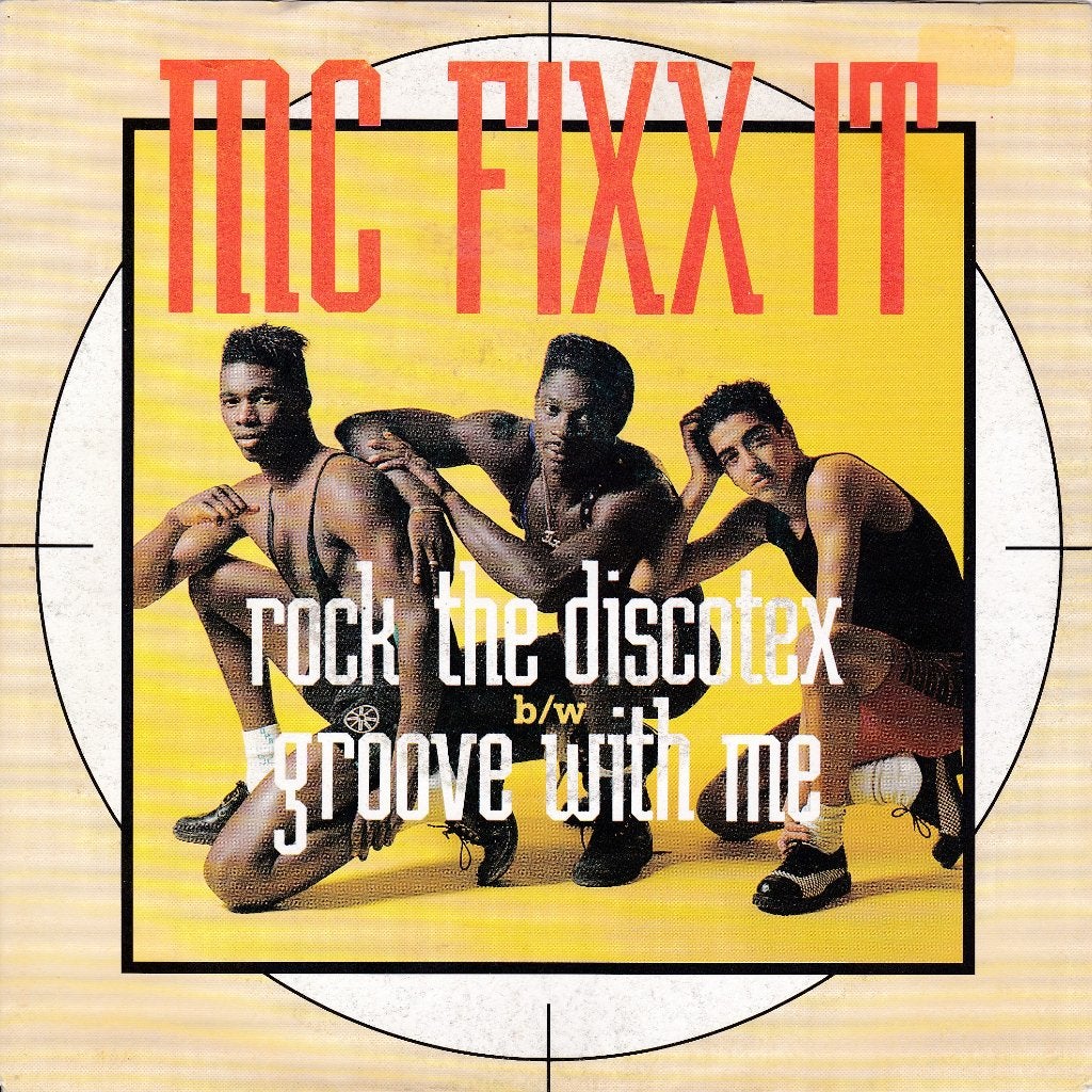s 3512 MC Fixx It – Rock The Discotex / Groove With Me, Gebruikt, Fotohoes, Overige genres, 7 inch