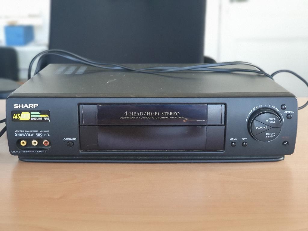 Sharp 4-head Stereo VHS videorecorder multi brand, Audio, Tv en Foto, Videospelers, Ophalen of Verzenden, Gebruikt, VHS-speler of -recorder