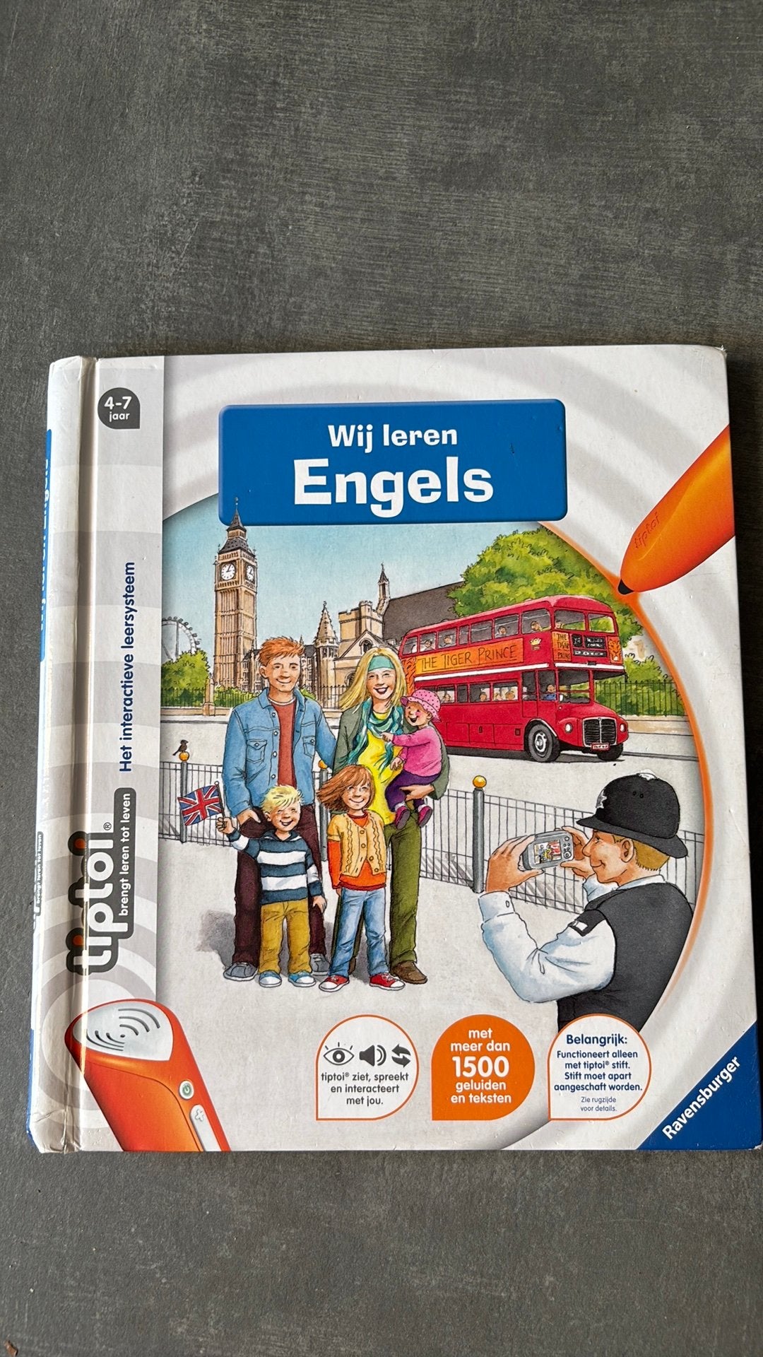 Tiptoi boek: Wij leren Engels, Ophalen of Verzenden, Gebruikt