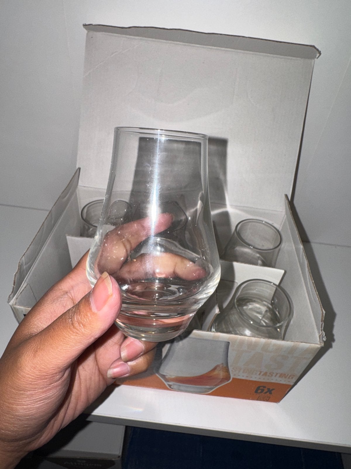 Nieuwe Royal Leerdam Whiskey & Cognac Taster Glazen (6x), Ophalen, Nieuw, Overige merken, Glas