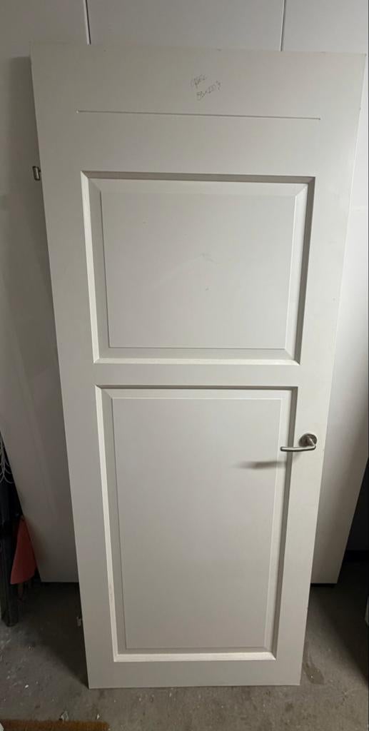 Opdekdeur 83 x 210,70 cm, Ophalen, Gebruikt, 80 tot 100 cm, Binnendeur