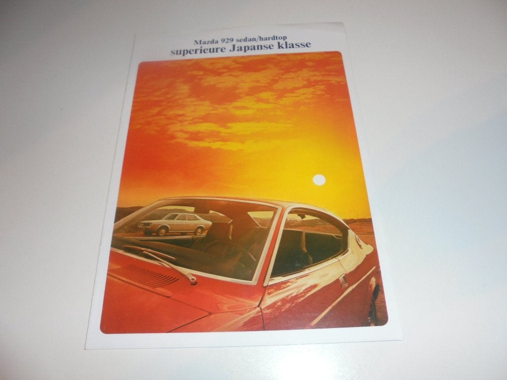 brochure Mazda 929, Ophalen of Verzenden, Nieuw, Mazda
