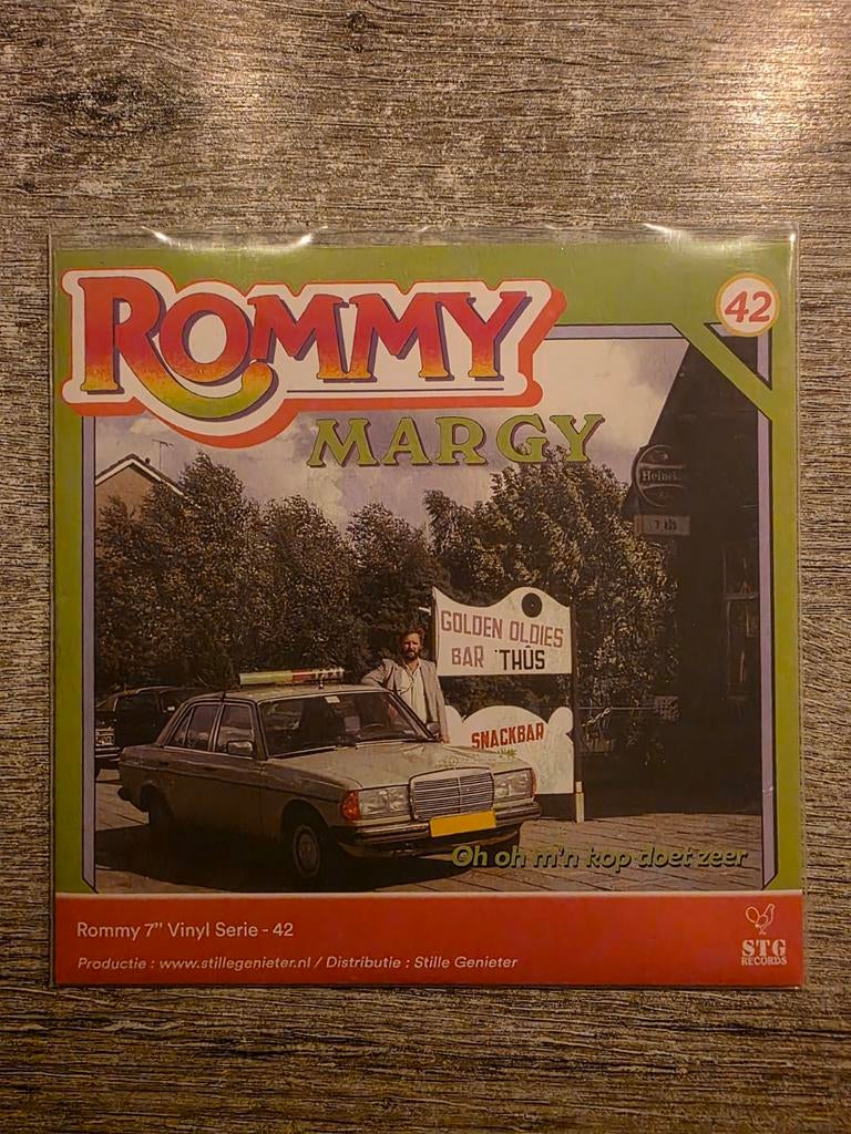 7″ – Rommy – Margy / Oh Oh M'n Kop Doet Zeer – Deel 42, Ophalen of Verzenden, 7 inch, Levenslied of Smartlap