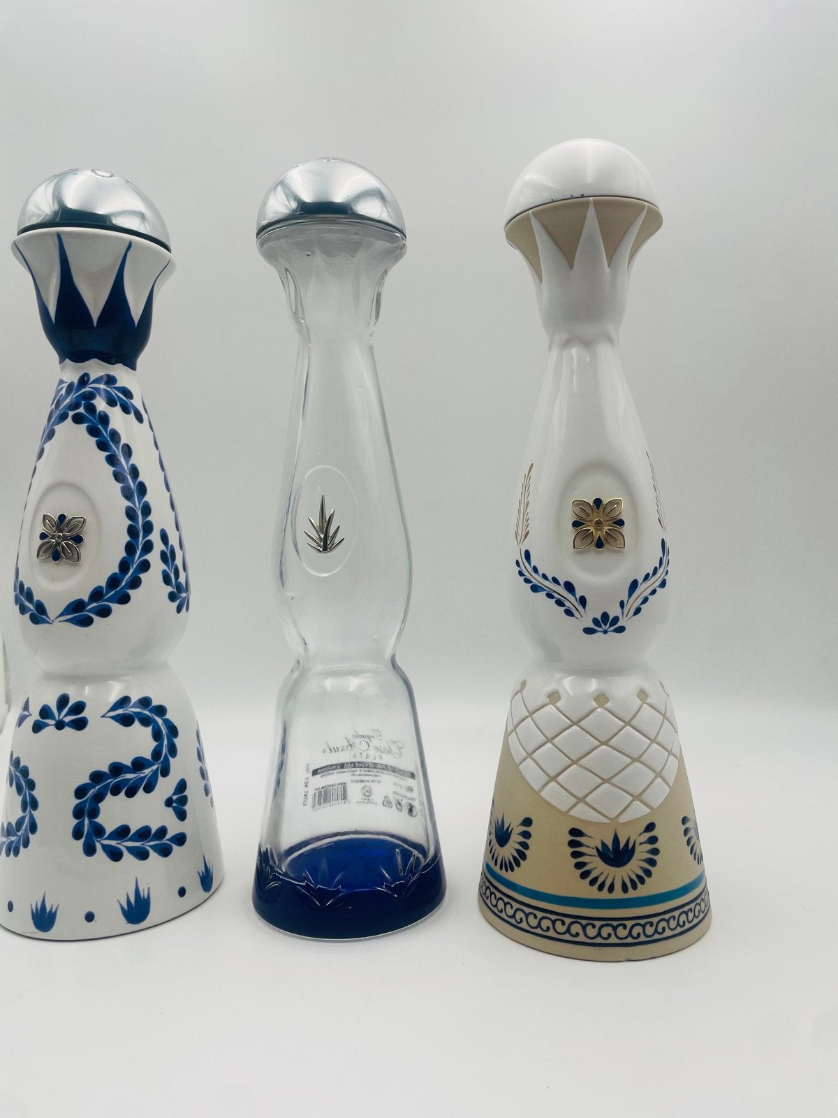 Clase Azul flessen leeg - Decoratieve flessen, Gebruikt, Handgemaakt, Blauw, Ophalen of Verzenden
