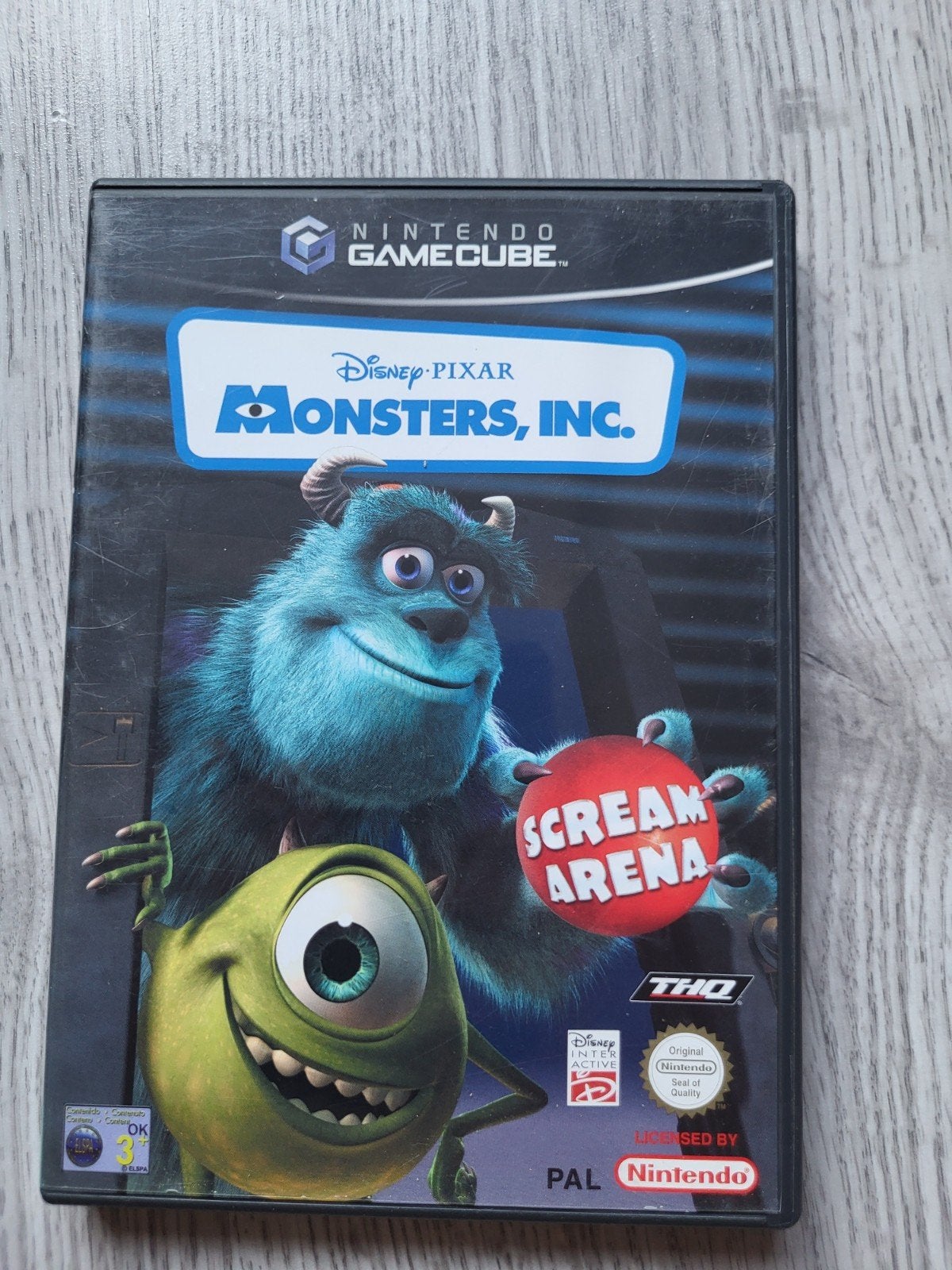 Monsters, Inc. Scream Arena - Nintendo GameCube, Avontuur en Actie, Gebruikt, Eén computer, Ophalen of Verzenden