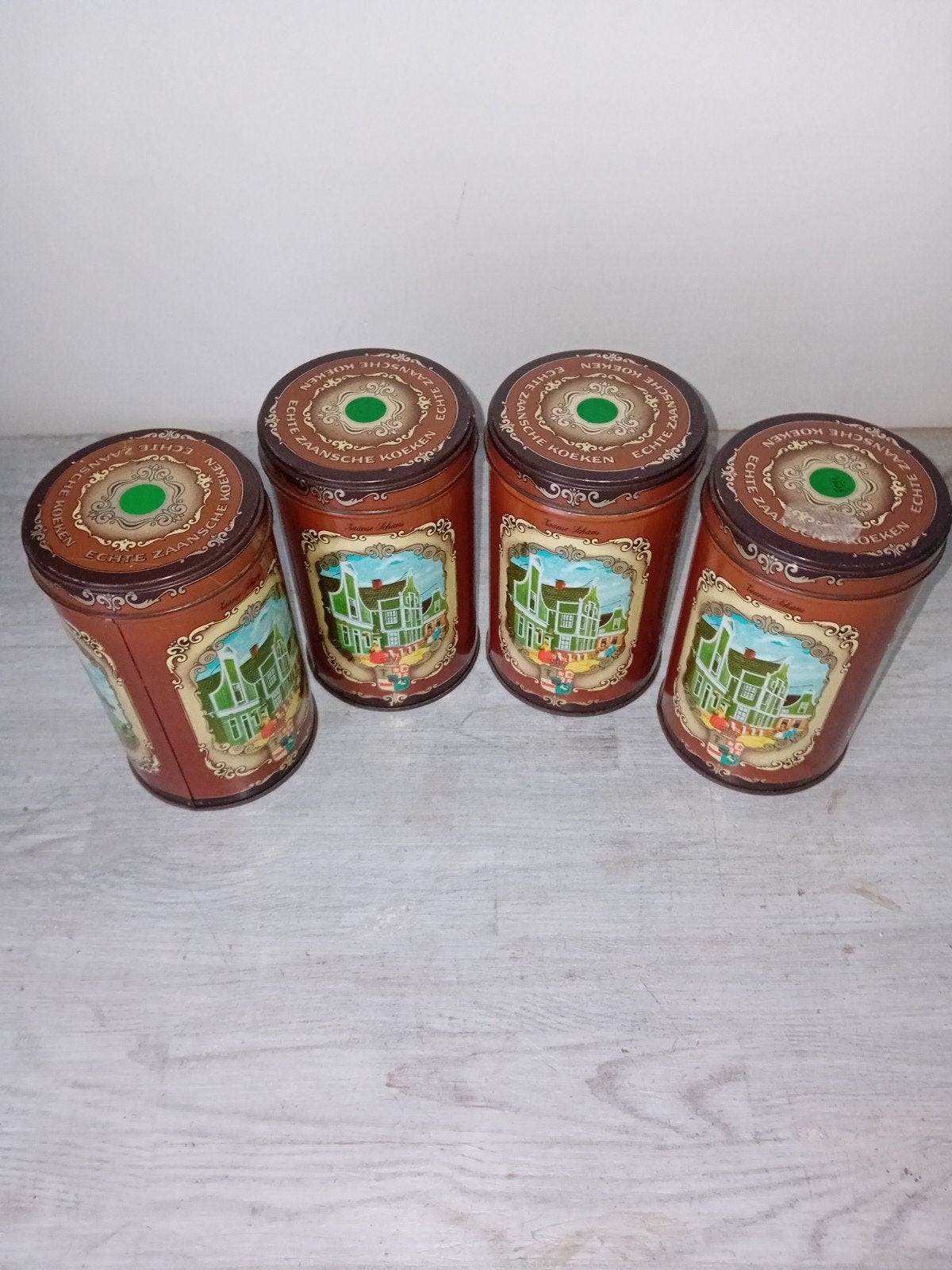 Vintage Koekenblikken Zaanse Schans, Verzamelen, Blikken, Ophalen of Verzenden, Gebruikt, Overige