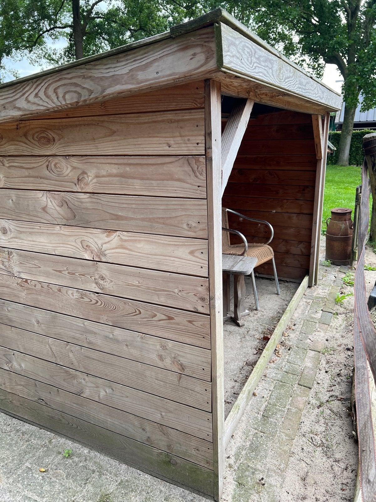 Schuilhut van Douglas hout - Ideaal voor tuin of erf, Ophalen, 250 tot 500 cm, Schuur, Zonder ramen