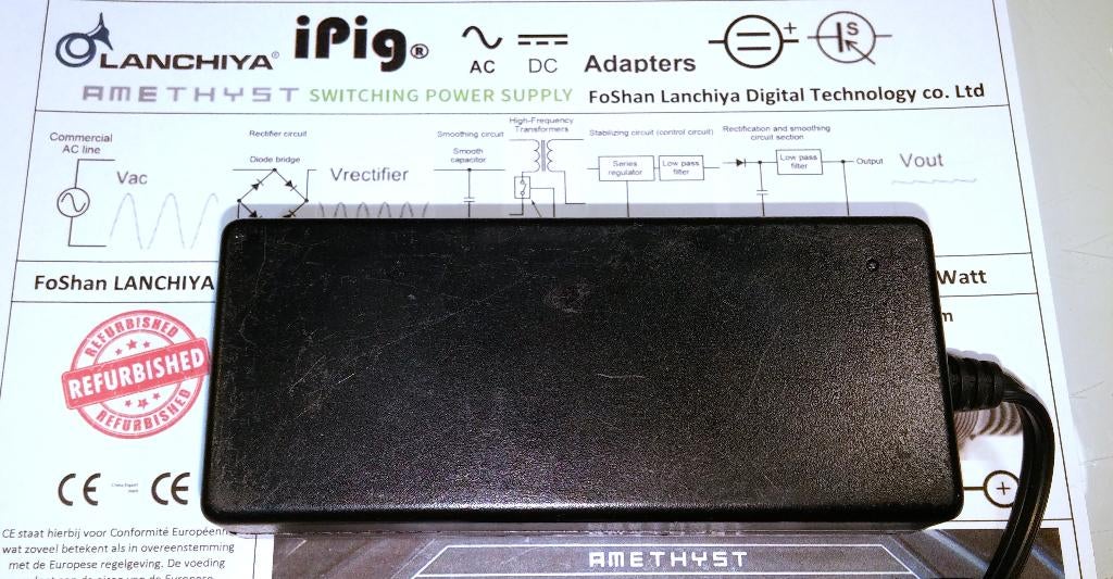 FoShan AMETHYST 14V 2A 28W Adapter DP-1420A iPig iPup iPod, Ophalen of Verzenden, Refurbished