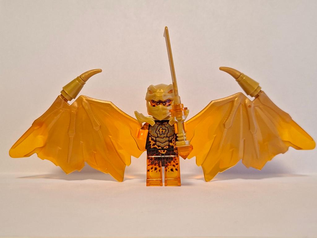 LEGO Ninjago minifiguur, njo0781 Cole (Golden Dragon), Lego, Ophalen of Verzenden, Zo goed als nieuw, Minifiguur