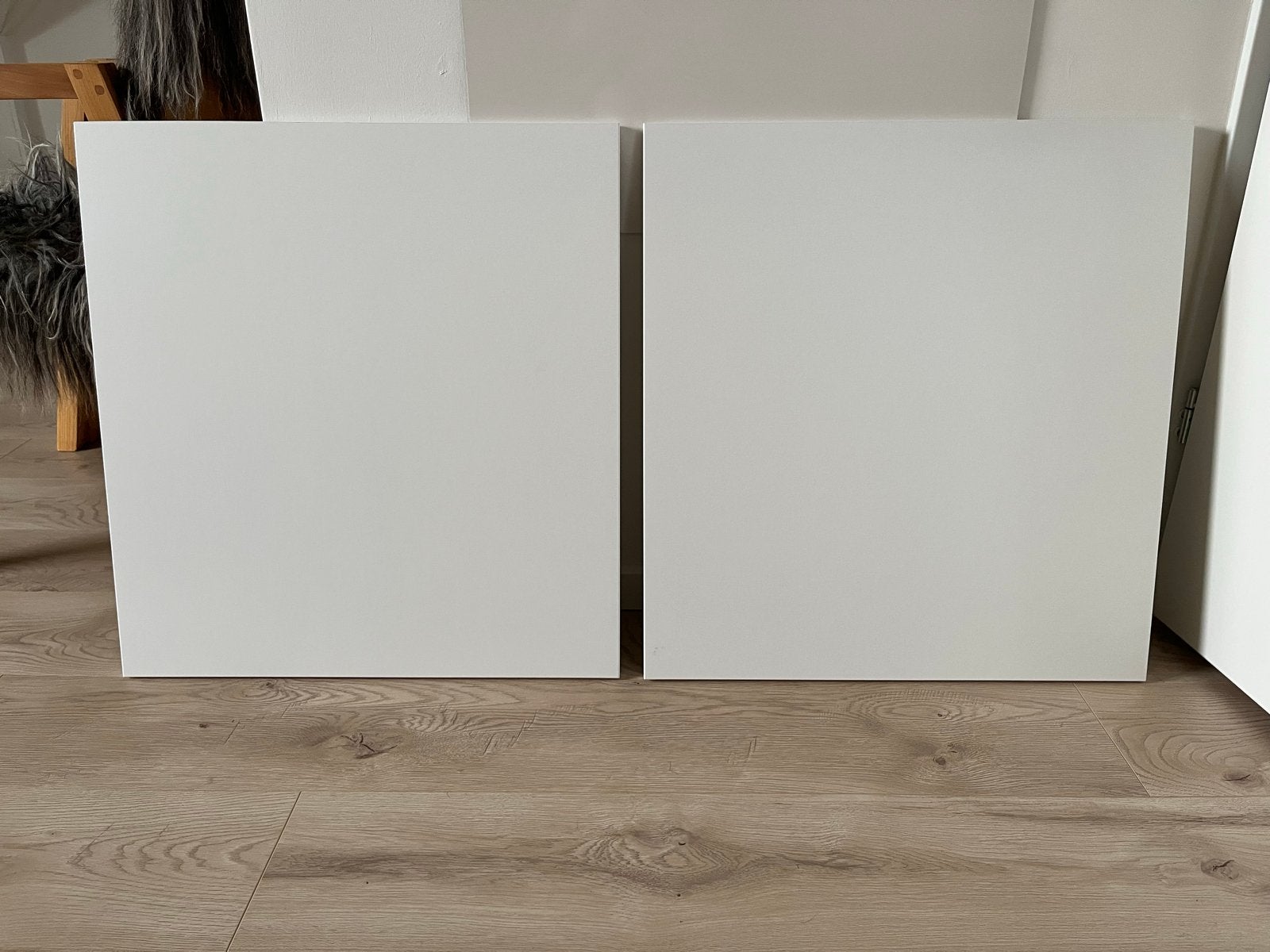IKEA LAPPVIKEN deuren (2 stuks) met scharnieren, Ophalen, Zo goed als nieuw