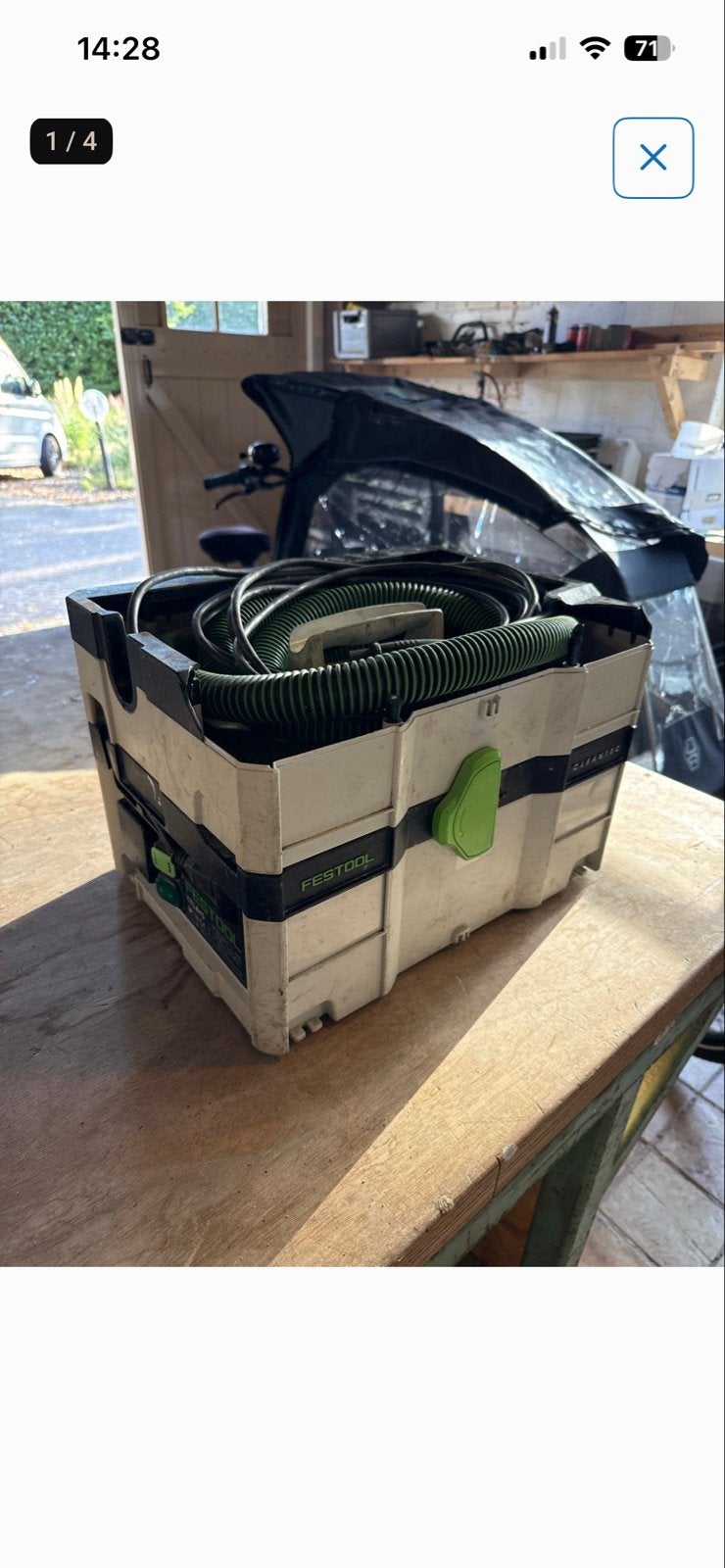 Festool Cleantec stofzuiger met slang, Ophalen of Verzenden, Zo goed als nieuw