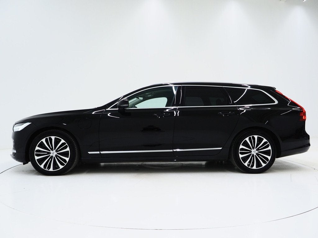 Volvo V90 2.0 T6 Plug-in hybrid AWD Long Range | Leder | Pil, Automaat, Zwart, 4 cilinders, 1969 cc