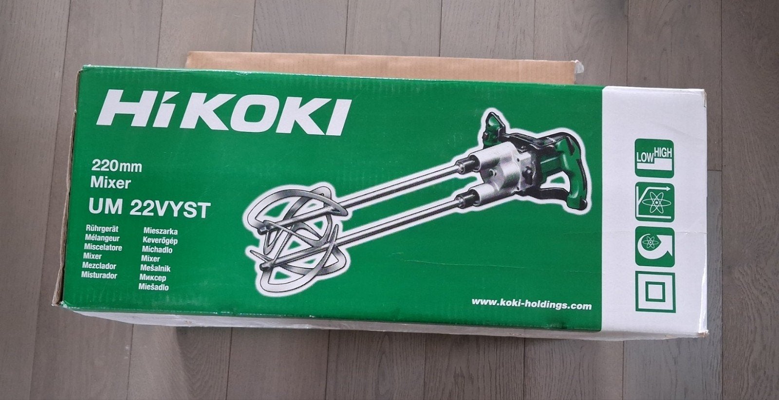 Hikoki cement beton mixer, Doe-het-zelf en Verbouw, Gereedschap | Overige machines, Ophalen of Verzenden, Zo goed als nieuw