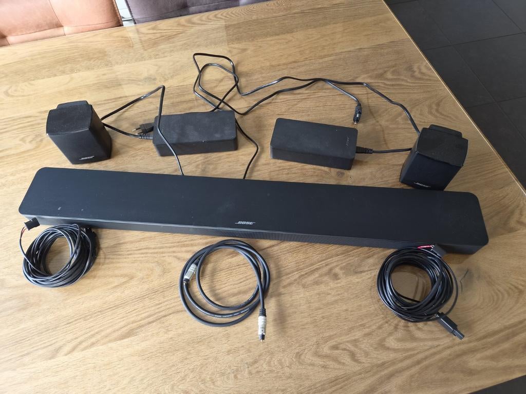 Bose soundbar 500 incl. achtergrond boxen., Computers en Software, Pc speakers, Ophalen