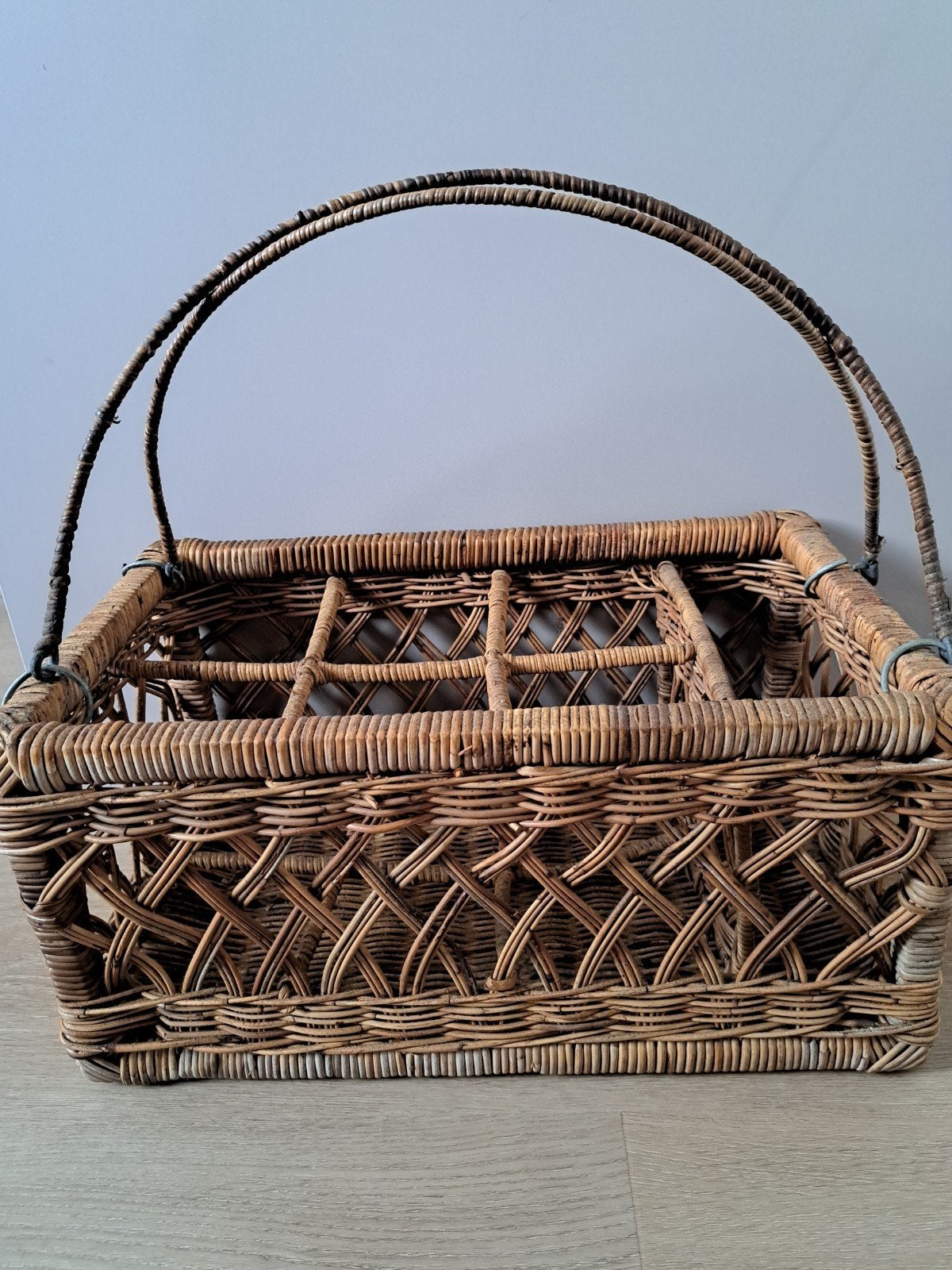 Rotan flessenmand, Ophalen of Verzenden