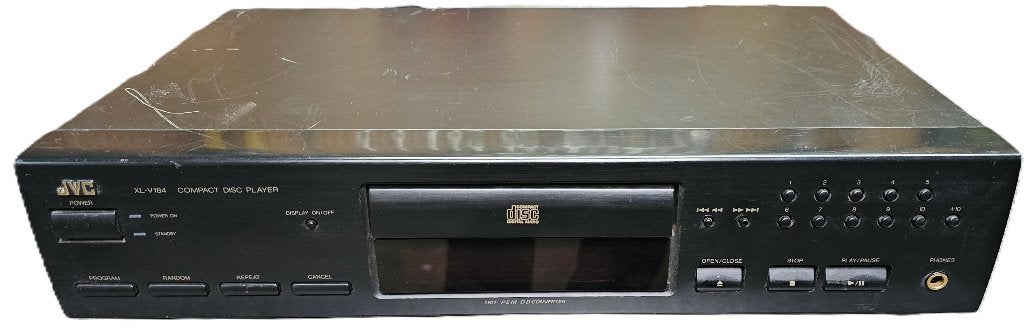 JVC XL-V184BK Vintage CD-Speler met Originele Handleiding, Audio, Tv en Foto, Cd-spelers, Ophalen of Verzenden, Gebruikt, JVC