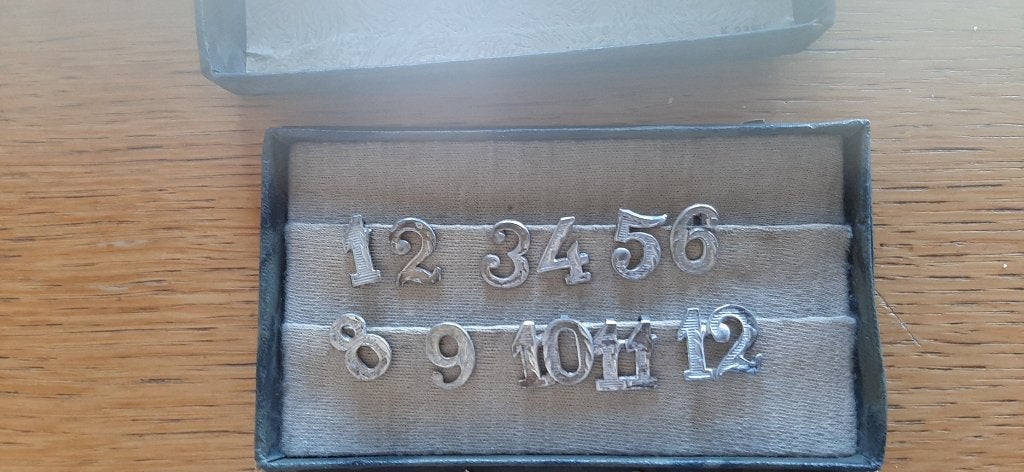 Set Gero Zilver Set Gero Zilver tafelnummer, Ophalen of Verzenden