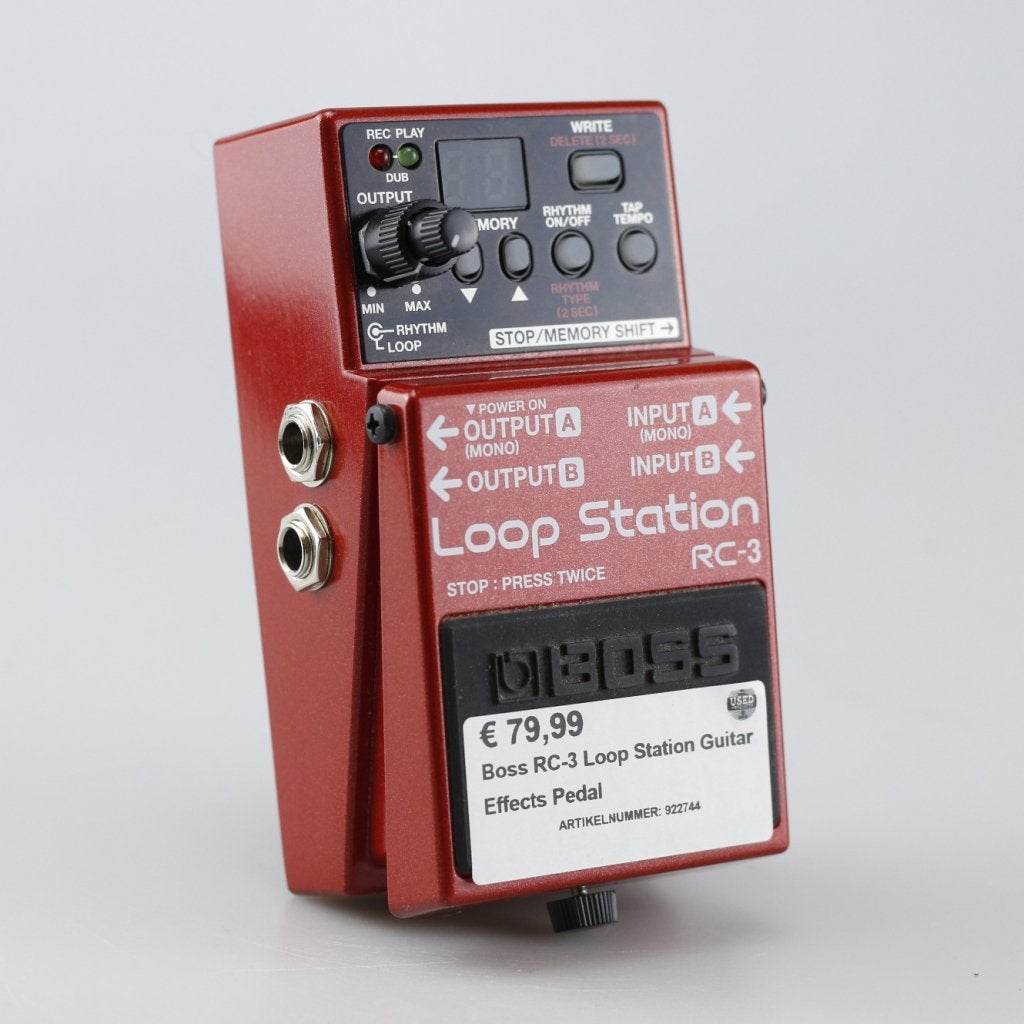 Boss RC-3 Loop Station Guitar Effects Pedal, Flex Ltd., Zo goed als nieuw, https://flex.com/contact-us, Nobelstraat 10, 5807 GA Oostrum LB, Limburg, Nederland