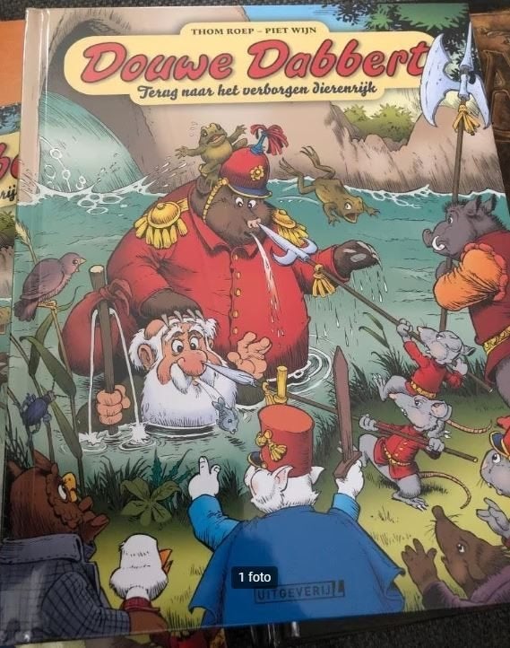 terug naar het verborgen dierenrijk douwe dabbert k5, Boeken, Eén stripboek, Ophalen of Verzenden, Zo goed als nieuw