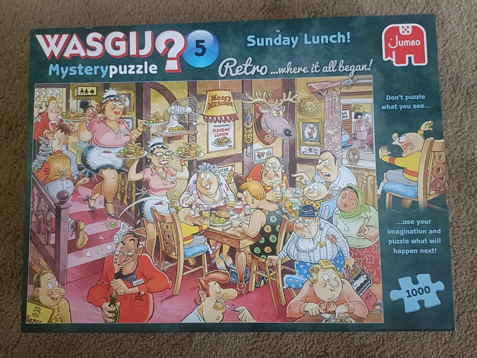 WASGIJ ? puzzel, Ophalen of Verzenden, 500 t/m 1500 stukjes, Zo goed als nieuw