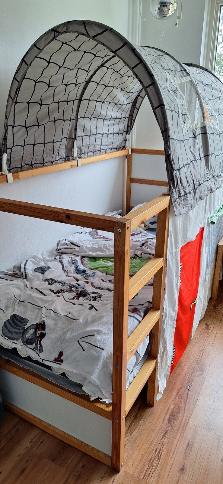 IKEA Kura omkeerbaar bed - halfhoogslaper incl tent, Ophalen, 85 tot 100 cm, Gebruikt, Hoogslaper of Stapelbed