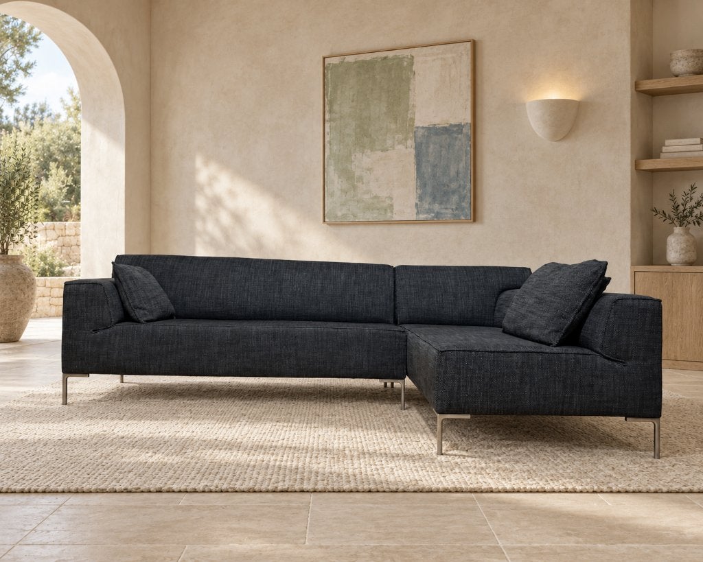 ZGAN Design on Stock Bloq Hoekbank + GARANTIE | NP €7.500, 250 tot 300 cm, Design Bank Bankstel Zetel Hoekbank Design on Stock