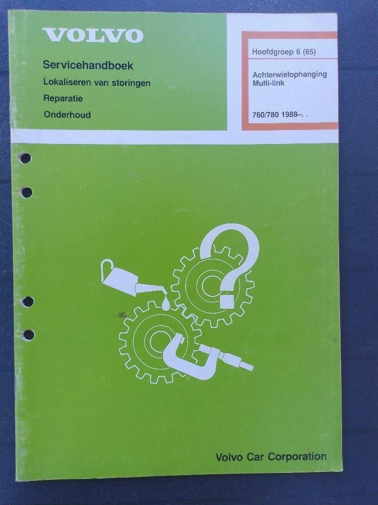 Volvo 760 / 780 Serie dealer werkplaatsboek Achter ophanging, Boeken, Auto's | Boeken, Ophalen of Verzenden, Gelezen, Volvo