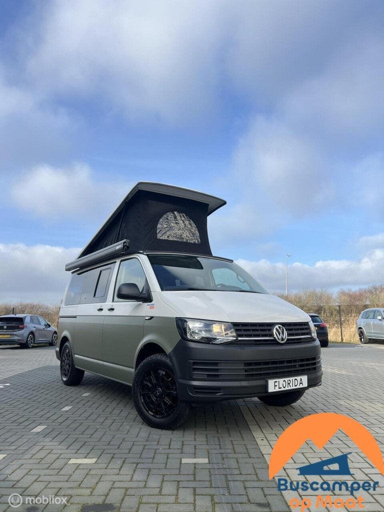 Volkswagen T6 Florida buscamper L1H1 2016 4 peroons, Buscamper of Camperbus, Verkoop@buscamperopmaat.nl, Navigatie, 4 tot 5 meter