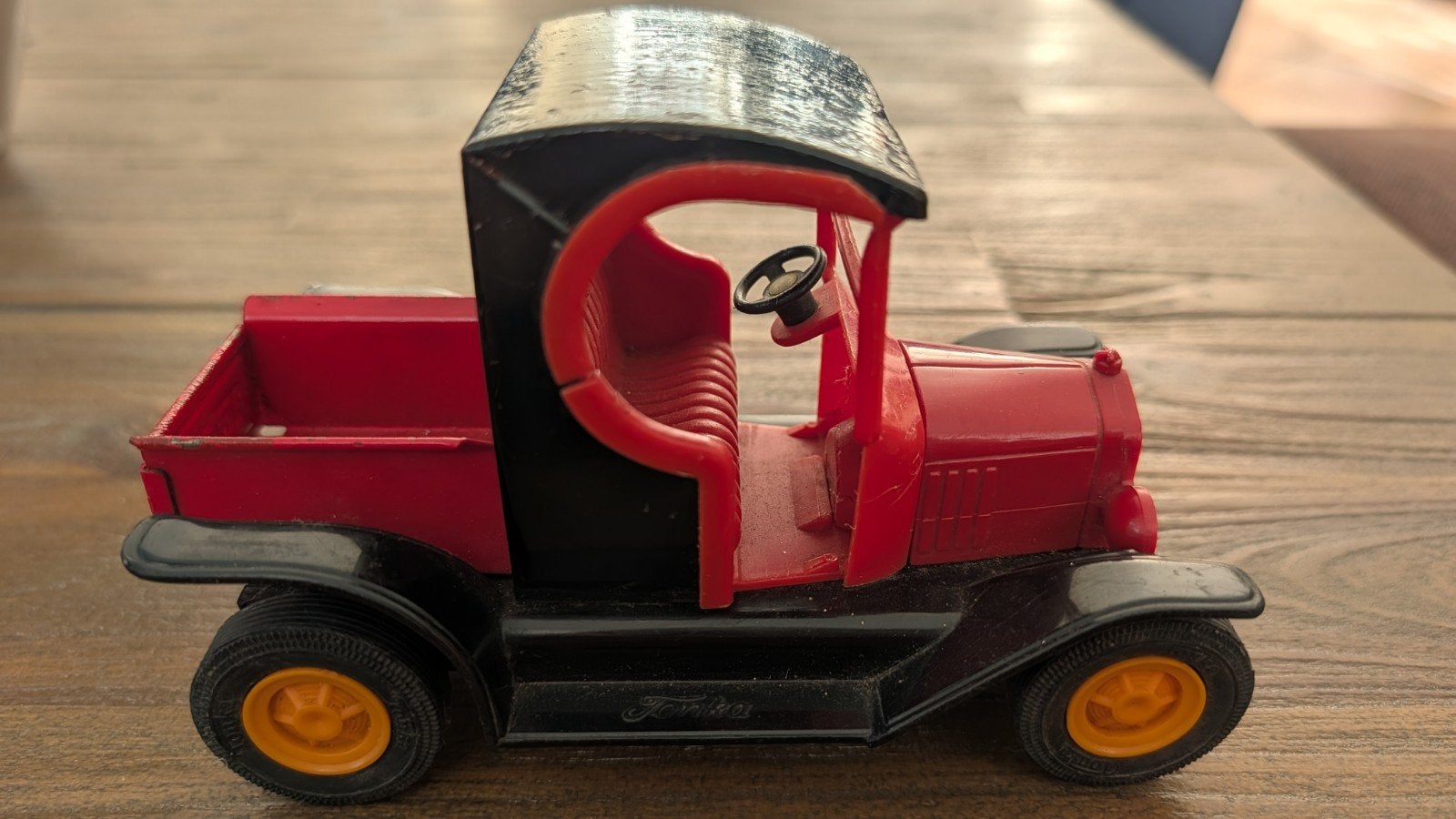 Vintage Tonka Ford Model T Pick-up Truck Metaal & Kunststof, Gebruikt, Groter dan 1:32, Truck, Ophalen