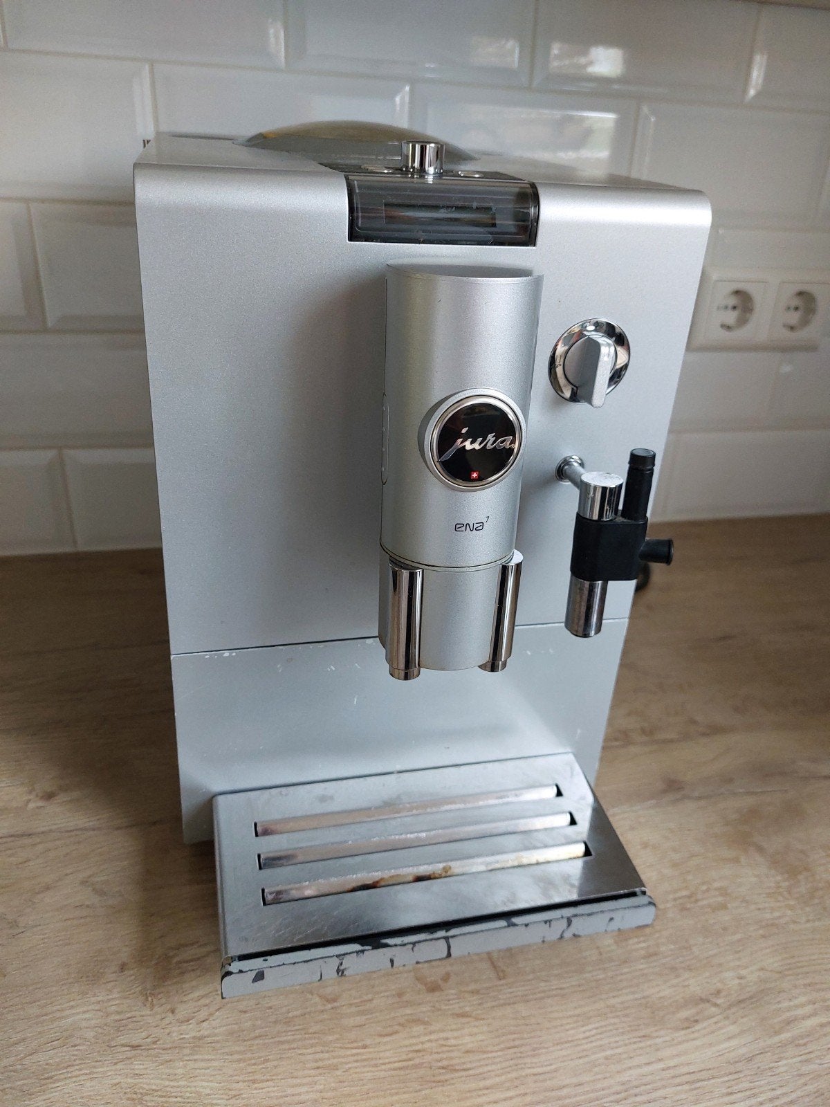 Jura ENA 7 volautomatische koffiemachine, Afneembaar waterreservoir, Gebruikt, Koffiemachine, Koffiebonen
