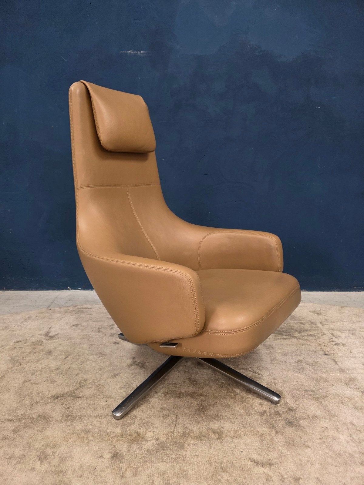 Vitra Repos lounge chair Antonio Citterio fauteuil showmodel, Ophalen of Verzenden, Leer