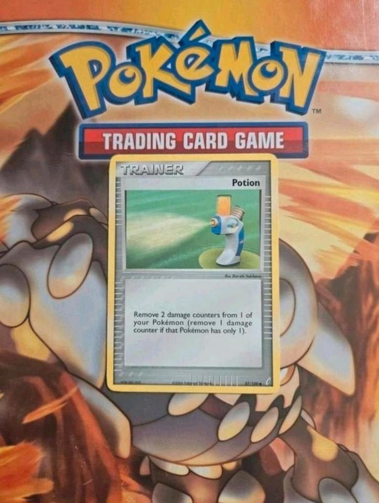 Potion 87/100 Ex Crystal Guardians pokemon kaart, Ophalen of Verzenden, Gebruikt, Losse kaart