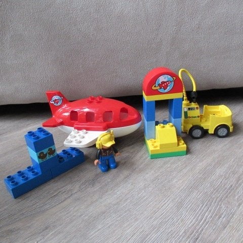 duplo vliegtuig / vliegveld, Ophalen of Verzenden, Gebruikt, Duplo