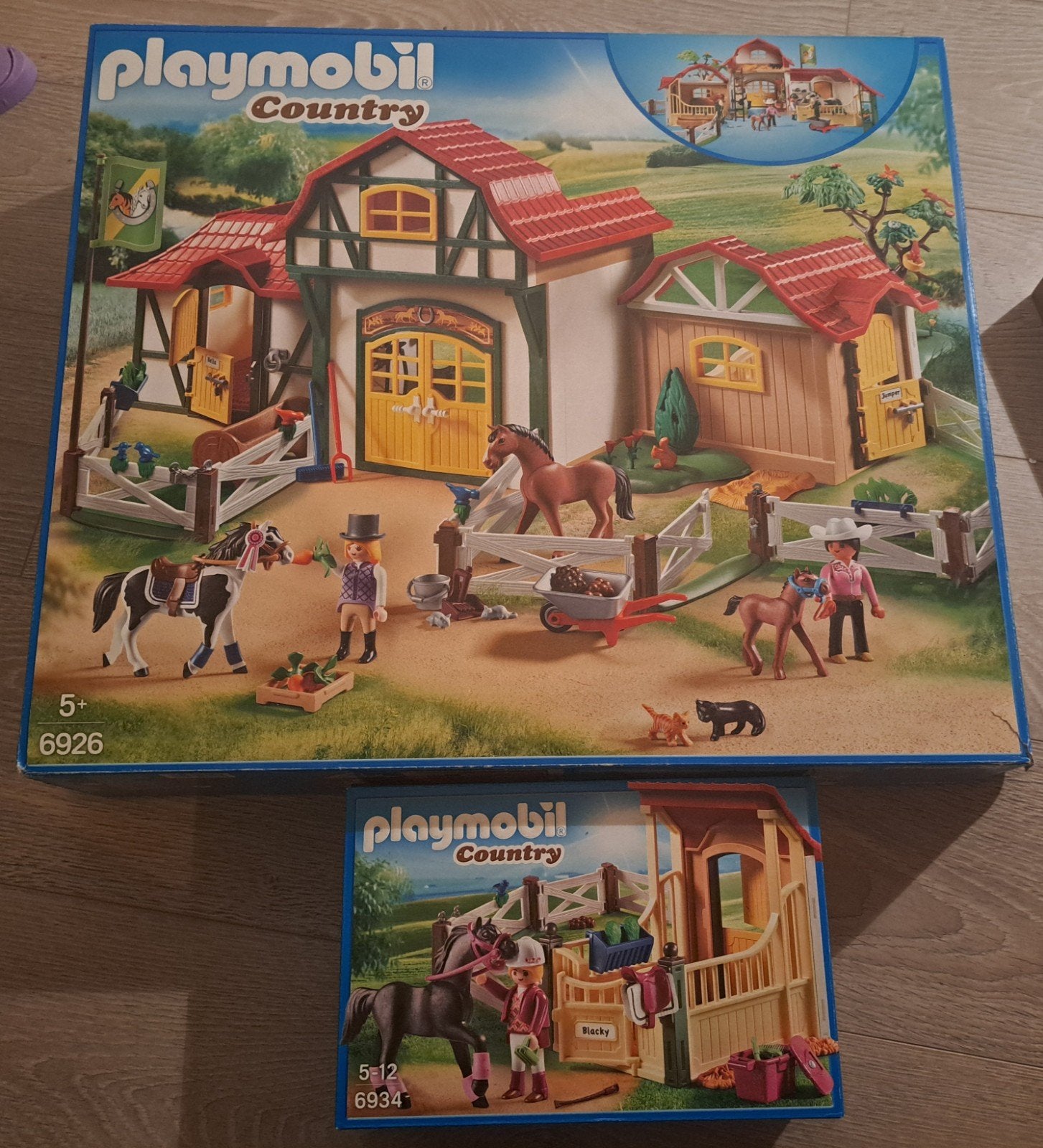 Set playmobil country: 6926 en 6934, Complete set, Overige typen, Ophalen of Verzenden, Zo goed als nieuw