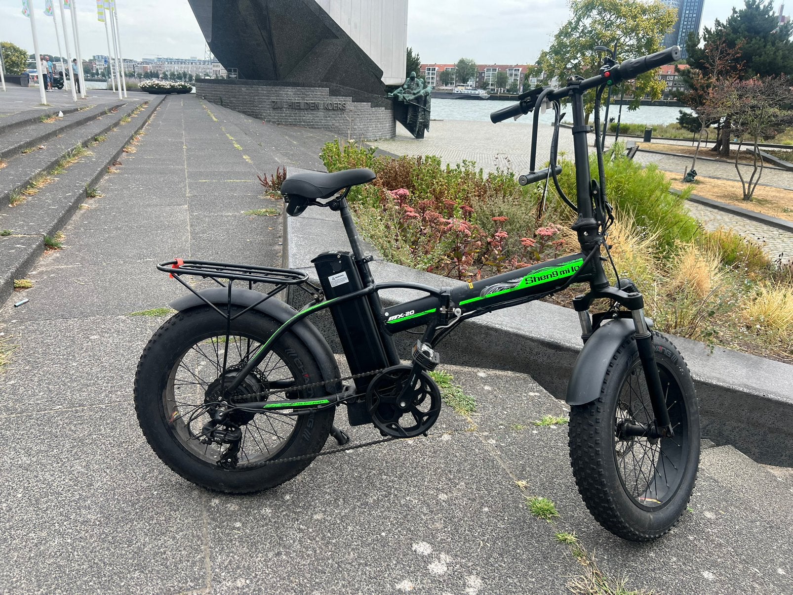 Fatbike - Vouwbare elektrische fiets - goede bereik - Altec, Gebruikt, Minder dan 47 cm, 50 km per accu of meer, Ophalen