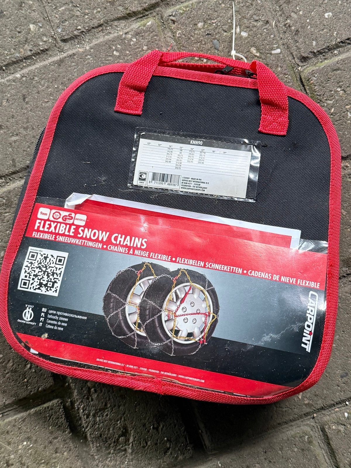 Carpoint Flexible Sneeuwkettingen KNN90 9mm, Ophalen of Verzenden, Zo goed als nieuw