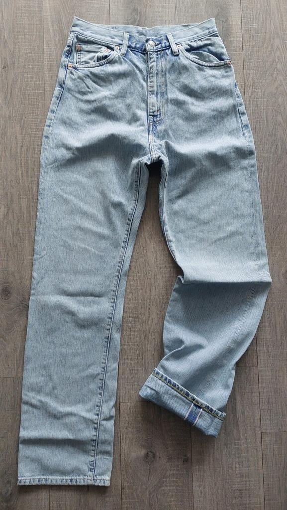Levis Vintage Clothing 50s 701 big E Selvedge jeans 29, Blauw, Ophalen of Verzenden, Zo goed als nieuw, W28 - W29 (confectie 36)